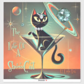 ショールガール猫の生活 シール (シート)