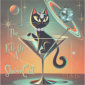 ショールガール猫の生活 シール (正面)