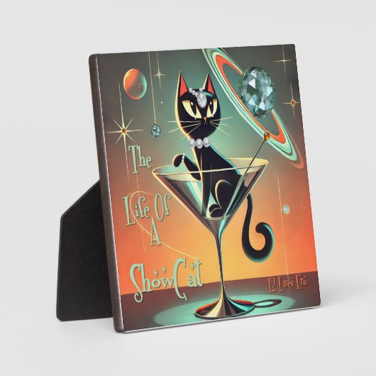 ショールガール猫の生活 フォトプラーク (正面)