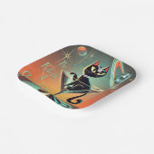 ショールガール猫の生活 ペーパープレート (傾斜あり)