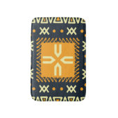 ショールデザイン:インディアンろうけつ染めスクエア。 バスマット (正面縦)