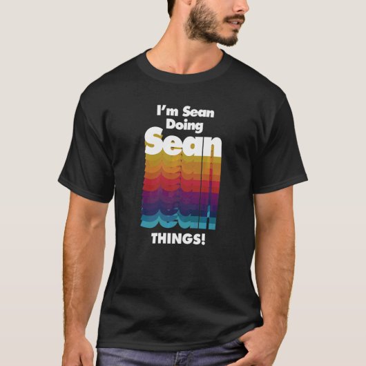 ショーンがやっているショーンThings誕生日名 Tシャツ (正面)