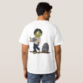 ショーン・ゾンビー・ブレイン・シャツ Tシャツ (裏面フル)