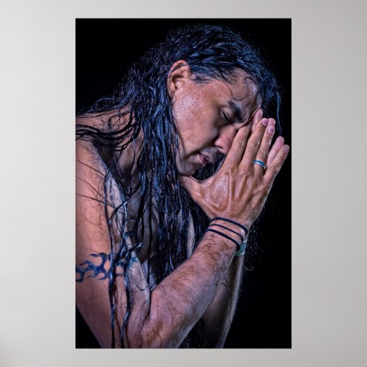 ショーン・バスケス先住民アメリカン・フルート奏者 ポスター (正面)