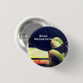 ショーン・ワインハイムがジョーギー・ザ・鸚鵡に出会う 缶バッジ (正面&裏面)