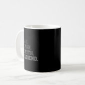 ショーン - 男 神話 レジェンド 面白い父の日 コーヒーマグカップ (正面左)