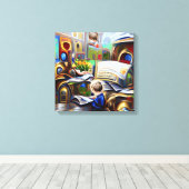 ショー財団による子どもの心 キャンバスプリント (インサイチュ (ウッドフロア))