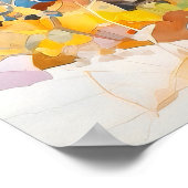 シラカバの木々 自然のウォールアート ポスター (角)