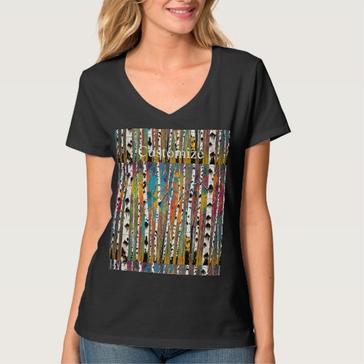 シラカバの森サンダーカーヴ Tシャツ (正面)