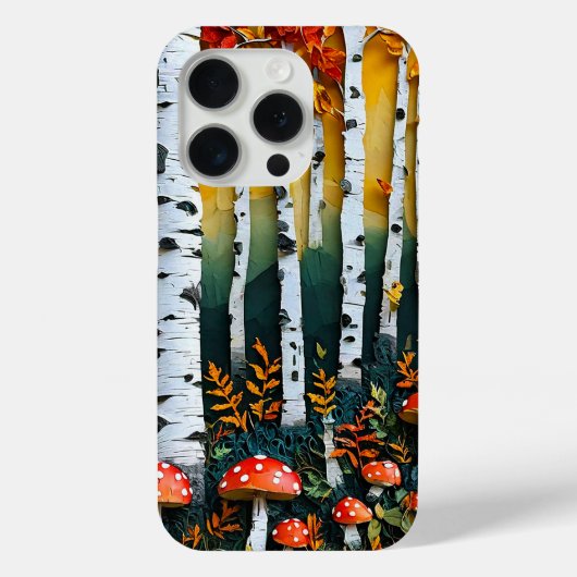 シラカバの森 Case-Mate iPhoneケース (裏面)