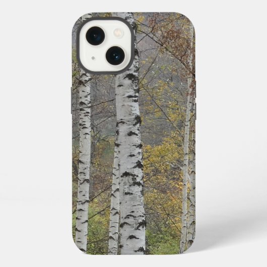 シラカバ林の写真 Apple iPhone 8/7, タフエクストリーム iPhoneケース (裏面)