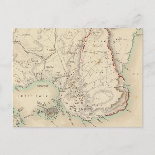 シラキュースとその5つの都市の残りの痕跡 ポストカード (正面)