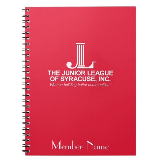 シラキュースのノートのジュニアリーグ ノートブック (正面)