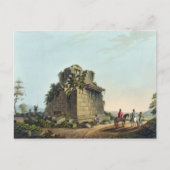 シラキュースの近くの巨大な柱のベース，プレート ポストカード (正面)