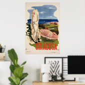 シラキュースイタリアヴィンテージイタリアン旅行 ポスター (ホームオフィス)