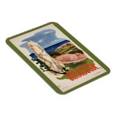 シラキュースイタリアヴィンテージイタリアン旅行 マグネット (右側)