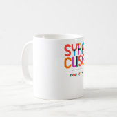 シラキュースニューヨーク中世紀美術ポップ・アートの館 コーヒーマグカップ (正面左)