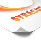 シラキュースニューヨーク総太陽の食2024 ポスター (角)