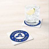 シラキュースニューヨーク スクエアペーパーコースター (インサイチュ)