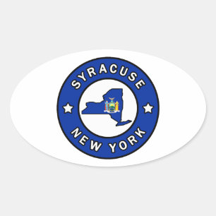 シラキュースニューヨーク 楕円形シール