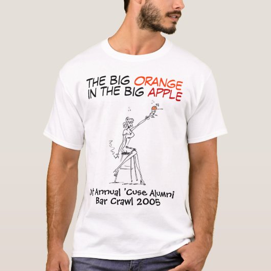 シラキュースマルティーニのバーの除行2 Tシャツ (正面)