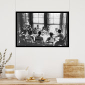 シラキュースローイングディナー1908 ポスター (キッチン)