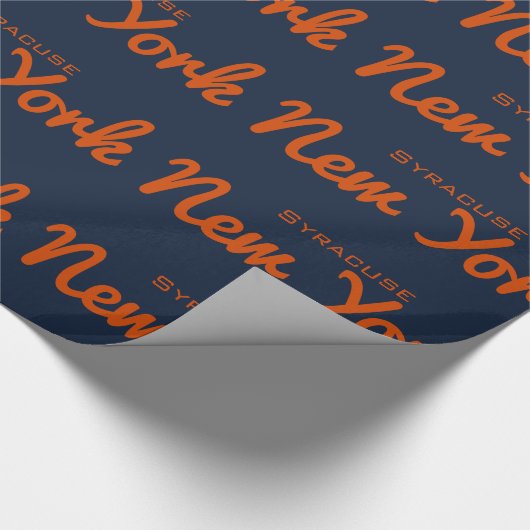 シラキュース、ニューヨークの包装紙 ラッピングペーパー (角)