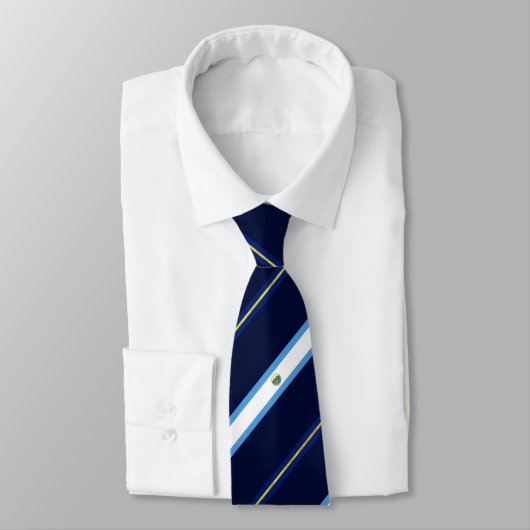 シラキュース(ニューヨーク)市旗ネックタイ ネクタイ (タイ)