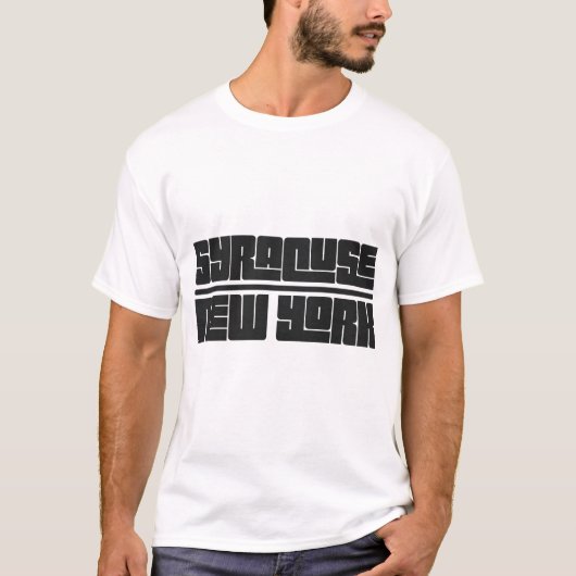 シラキュース – ニューヨーク Tシャツ (正面)