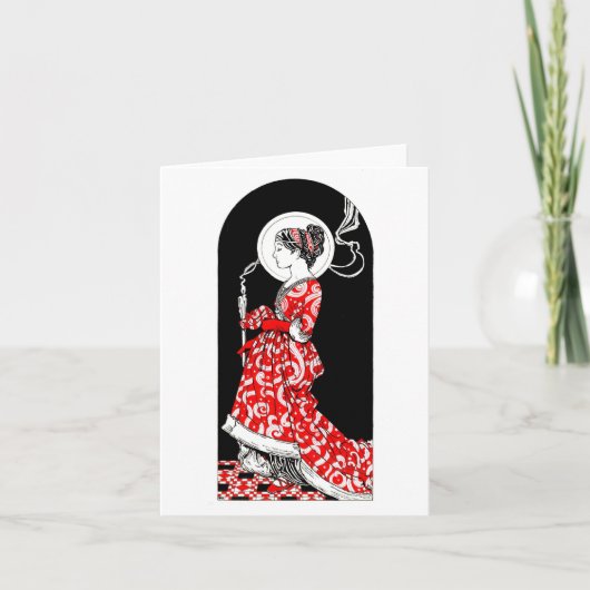 シラキュース・ノーテカードのセント・ルーシー カード (正面)