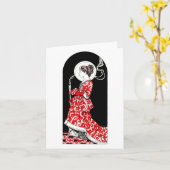 シラキュース・ノーテカードのセント・ルーシー カード (黄色い花)