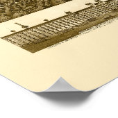 シラキュース, NYパノラママップ – 1868 ポスター (角)