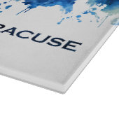 シラキュースUSAスカイラインブルー カッティングボード (角)
