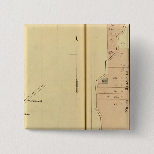 シラクサとカーレトンビル 缶バッジ (正面)