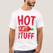 シラチャ ホットソース 熱いもの Tシャツ (正面)
