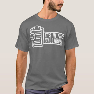 シラバス14の中の Tシャツ