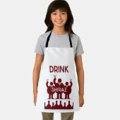 シラーズワインの飲み物 エプロン (インサイチュ)
