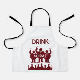 シラーズワインの飲み物 エプロン
