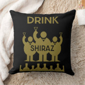 シラーズワインの飲み物 クッション (ブランケット)