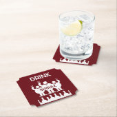 シラーズワインの飲み物 ペーパーコースター (インサイチュ)