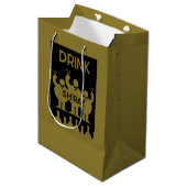 シラーズワインの飲み物 ミディアムペーパーバッグ (正面アングル)