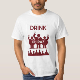 シラーズワインの飲み物 Tシャツ