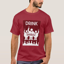 シラーズワインの飲み物 Tシャツ