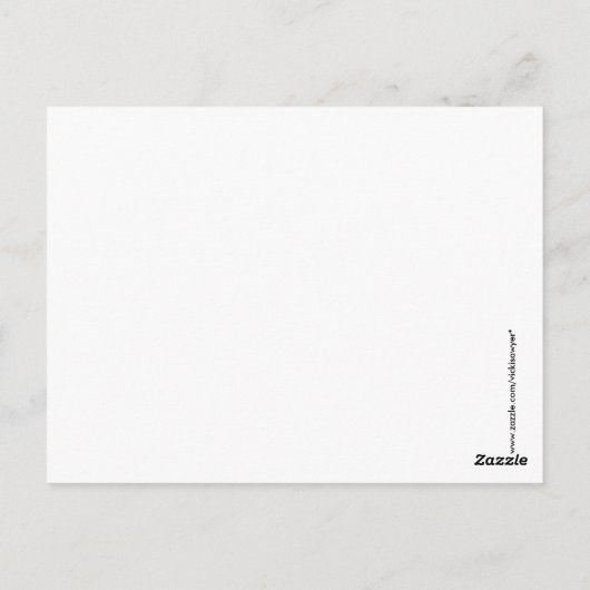 シラ葉書 ポストカード (裏面)