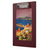 シリアで旅行するフランス人旅行ポスター クリップボード (左)