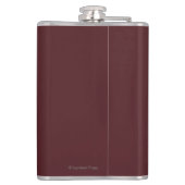 シリアで旅行するフランス人旅行ポスター フラスク (裏面)