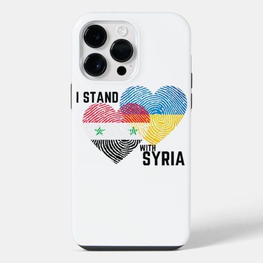 シリアのための祈り iPhoneケース (裏面)
