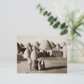 シリアのアレッポの向こうにある蜂の巣村 ポストカード (スタンド正面)