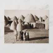 シリアのアレッポの向こうにある蜂の巣村 ポストカード (正面)