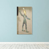 シリアのウガリット出身のバアル神の偶像 キャンバスプリント (インサイチュ (ウッドフロア))